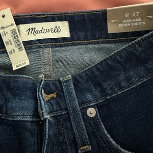 Madewell High Rise Denim Shorts - curvy